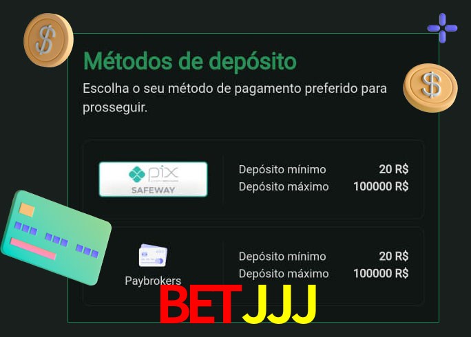 O cassino BETJJJ oferece uma grande variedade de métodos de pagamento